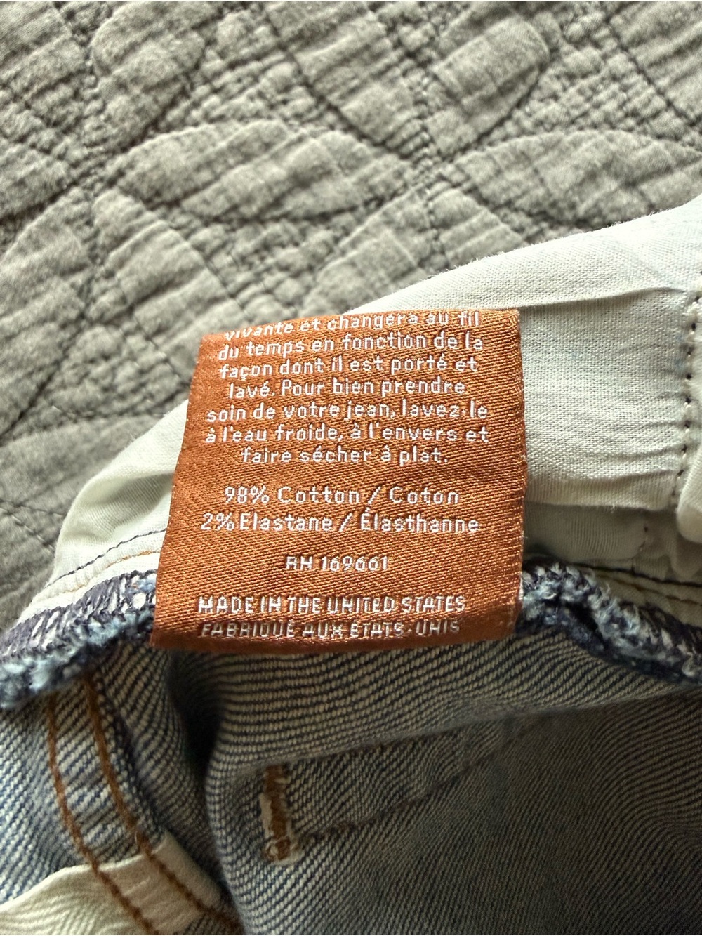 High-Rise Medium Blue Straight-to-Slight Flare Jeans - Picture 7 of 11
